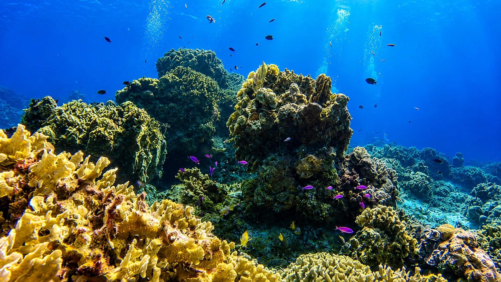 Columbia Shallows reef in Cozumel